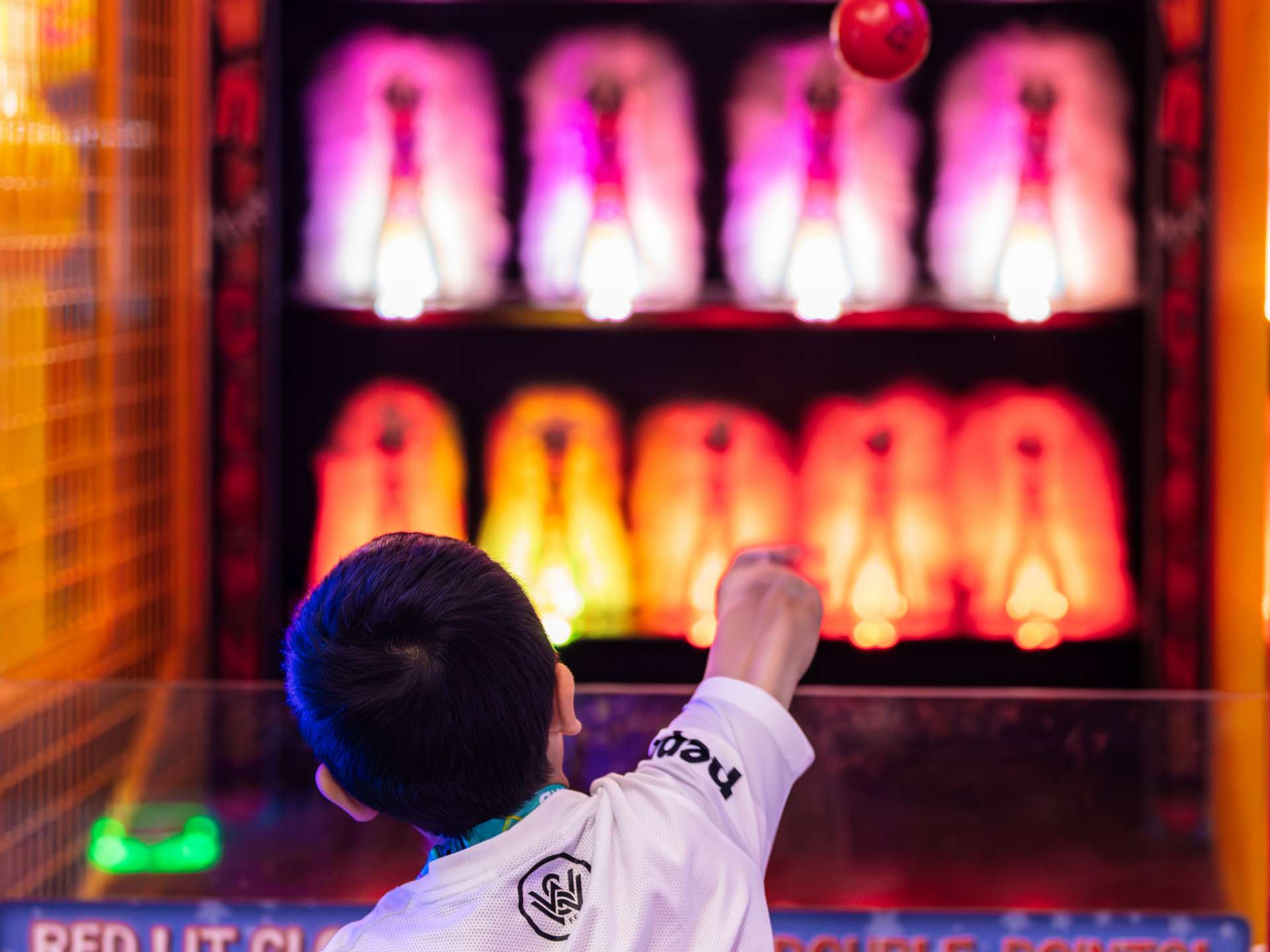 Child playing game